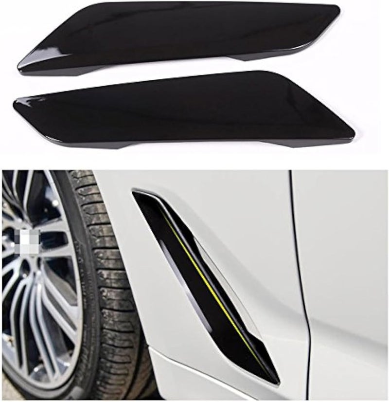 Side Wing Air Vent Hood Intake Fender Cover Trim for BMW 5 Series G30 2017 2018 2019 2020 2021 2022 2023 Exterior Accessories